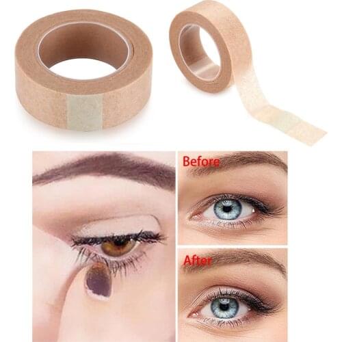 Hot 1 Roll Double Eyelid Tape Natural Invisible Eyelid Single-Side Adhesive Eyelift Tapes Sticker Makeup Tool For Women Stencils