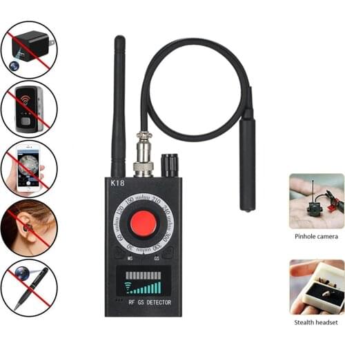K18 Anti Candid Detector Camera Bug Mini Gadget Wiretapping Bug Jamming Machine Traffic Police Camera Jammer Signal Blocker C308