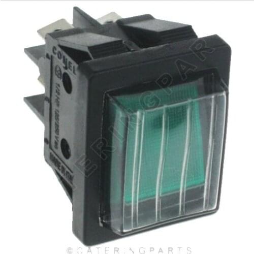 Impermeable Ciclo de Lavado Interruptor Inicio 240V Pieza para Dihr Kromo Metos