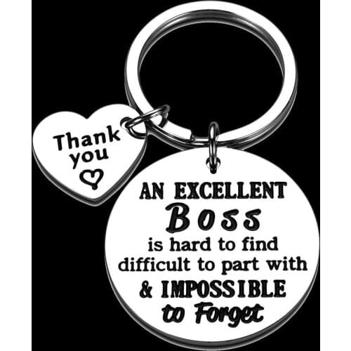 Christmas Presents Boss Day Appreciation Gifts for Boss Lady Men Women Keychain Gifts for Mentor Leader Coworker Colleague