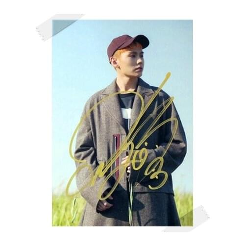 Signed BTOB JUNG IL-HOON IL HOON autographed photo Brother Act 6 inches free shipping K-POP 112017B