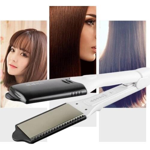 Professional 4 In 1 Hair Straightener Iron Waving Corrugated Chapinha Flat Irons Corrugation Hair Curler Iron Styling Tools