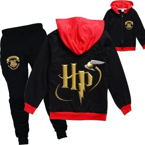Girls Clothes Jacket Harry Henry Danger Zipper Kids Hoodies Pants Kids Tracksuit Boys Clothing Sets SportSuit Spring Birthday