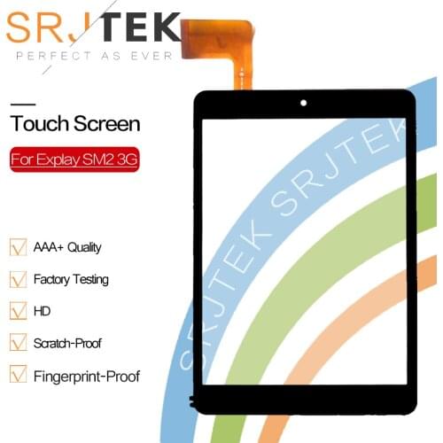Srjtek 7.85" For Explay SM2 3G Touch Digitizer Screen Sensor Repair Replacement Parts Tablet PC New Black White