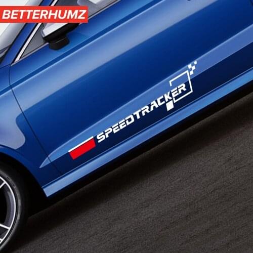 New Style Car Reflective Door Body Sticker Side Decals Speed Tracked Trim For Audi A3 A4 A5 A6 A7 Q5 Q7 S3 S6 S7 SQ5 Car Styling