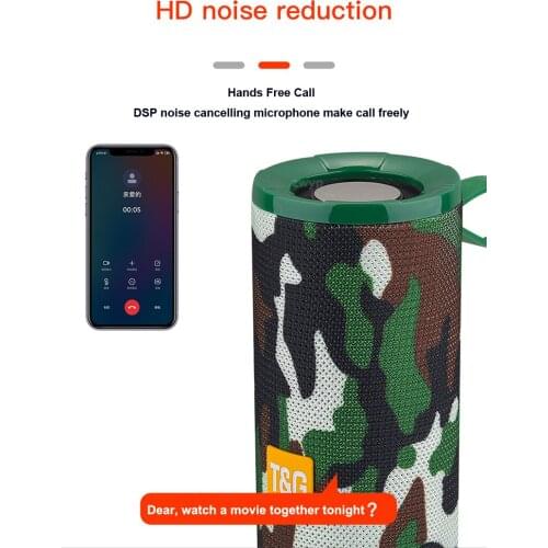 TG149 Bluetooth speaker outdoor waterproof 3D portable stereo music center, subwoofer supports FM TFcard AUX