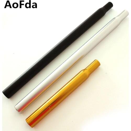 AoFda bike aluminum seat tube 28.6*250/28.6*450mm folding car seat bike saddle tube column Bicycle Seat Post