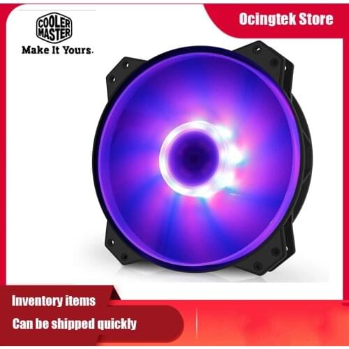 CoolerMaster MF200R RGB large size 20cm high air volume silent chassis fan AURA motherboard synchronous RGB cooling fan