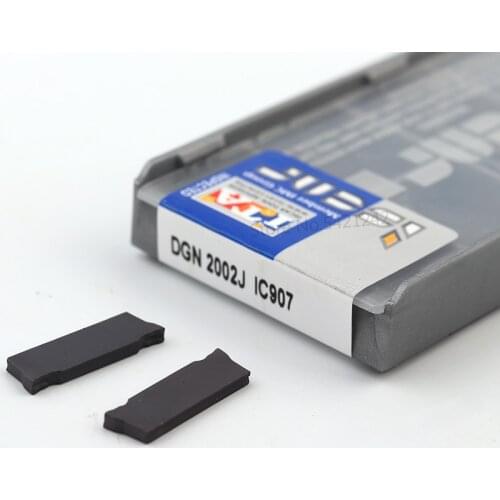Insert DGN2002J DGN3003J IC907 IC908 2MM 3MM grooving carbide insert DGN lathe cutter turning tool Parting and grooving tool