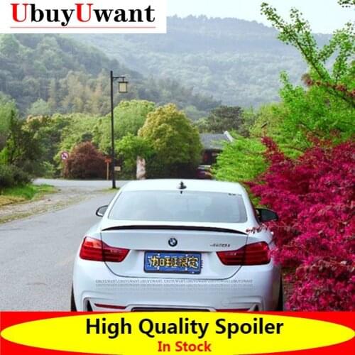 High Quality ABS Material Car Rear Wing Primer Color Spoiler For BMW F32 4 Series 428i 435i 2 Dr For Coupe 2013-2019 P Style