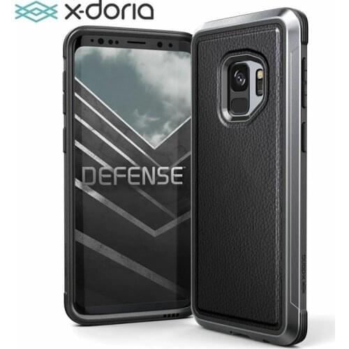 X-Doria Defense Lux Phone Case For Samsung Galaxy S9 Plus Military Grade Drop Tested Protective Case For S9 Aluminum Cover Coque