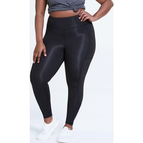 Plus Size Fitness Workout Leggings Women Tummy Control Push-Up Running Sport Tights Female Stretchy Yoga Pants