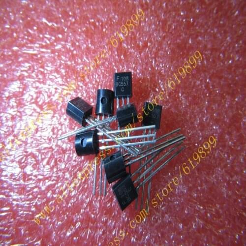 100pcs/lot BC557C BC557 TO92 Free shipping