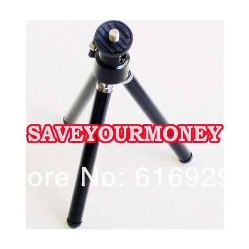 100pc/lot Mini Travel Aluminum Metal Lightweight Tripod Support Stand Mount Digital Camera Webcam camera support camera adapter