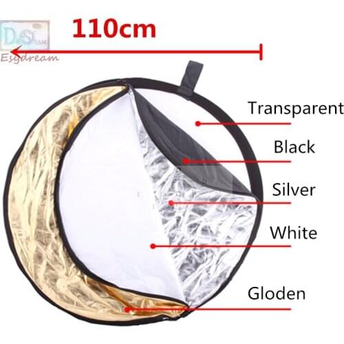 43'' 43inch 110cm 5in1 5 in 1 Multi-disc Photo Foto Light Reflector Panel For Studio Photography