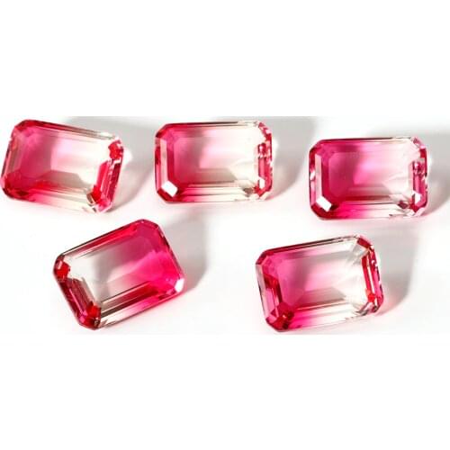 6.2-6.5ct Tourmaline Loose Gemstones10X14MM 10pcs Stones Jewelry Accessories High Quality Stones For Gifts decoration