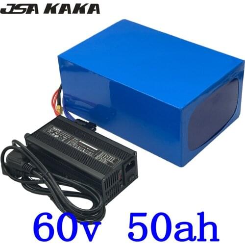 60V 50AH Lithium Ebike Battery Pack 60V 50AH 40AH Electric Bike Battery 60V 2000W 3000W Electric Scooter Battery with 5A charger