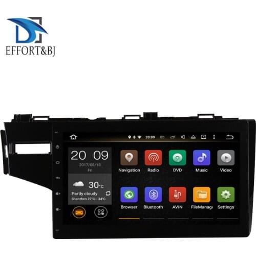 Android 9.0 Octa Core Car PC GPS Head Unit For Honda HONDA FIT/JAZZ Left Hand Driving 2014-2019 With BT WIFI Car GPS Navigation