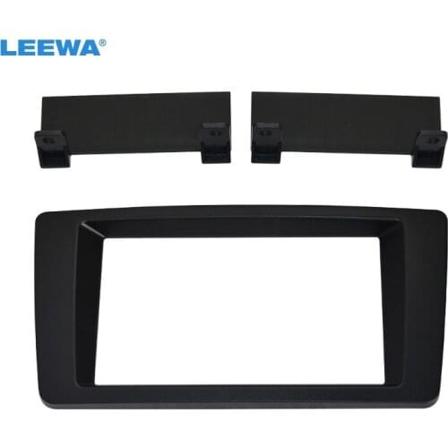 LEEWA Car Stereo Audio Refitting Fascia Frame Panel Dash Kits For 2007 Skoda Octavia (Classic 2DIN Trim Level) #2725