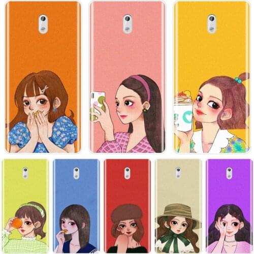 Phone Case For Nokia X71 X6 7 Plus Nokia2 Nokia3 Nokia5 Nokia6 Soft Silicone Pretty Girl Back Cover For Nokia 9 8 6 5 3 2 1 Plus