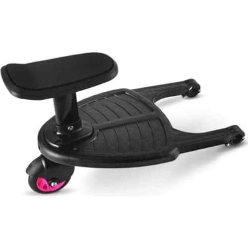 Children Stroller Pedal Organizer Second Child Auxiliary Trailer Adapter Baby Twins Cart Scooter Kids Standing Mount with Seat