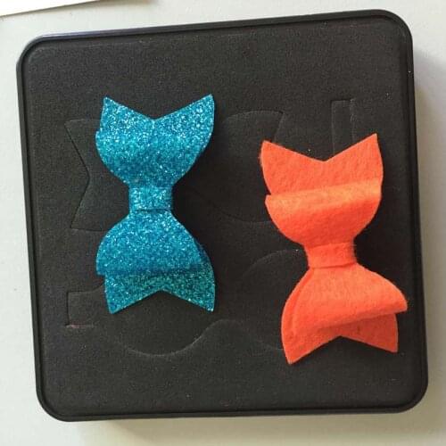 Bow shaping scrapbooking cutting die steel rule cutters 15.8mm thick 100*100mm S-BOW0001