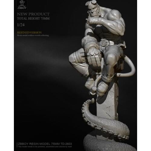 H75mm 1/24 Resin model kits figure colorless and self-assembled TD-2603