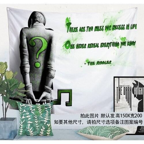 Classic Movie\Rock Band\Creative Pattern Flag Banner Cloth Art Retro Poster Tapestry Wall Sticker Hanging Painting Indoor Decor