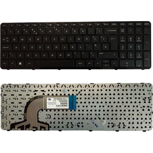 UK laptop Keyboard FOR HP pavilion 9Z.N9HSC.601 PK1314D1A00 NSK-CN6SC 749658-251 keyboard with frame