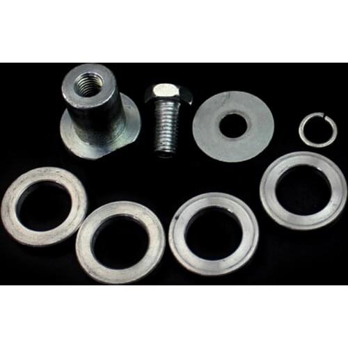 M10 M14 Angle Grinder To Grooving Machine Adapter 100/125 Type Lock Nuts Flange Inner Outer Kit For Variable Slotting Machine