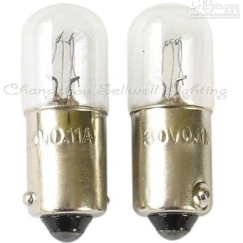 2019 Miniature light bulb ba9s t10x28 30v 0.11a A318 sellwell lighting