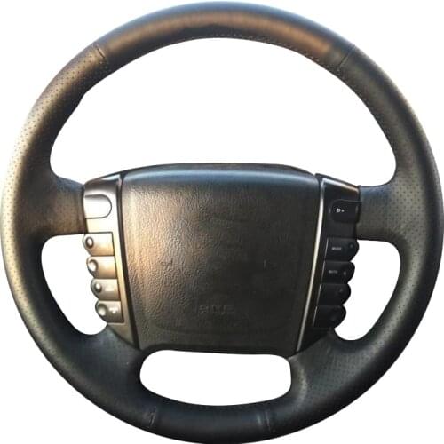 Car Steering Wheel Braid For Ssangyong KYRON ACTYON Rexton W Rodius/custom Steering Cover