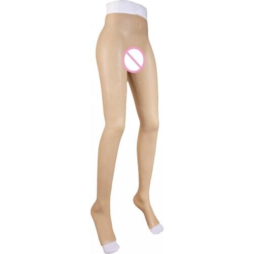Sexy Fake Vagina Box Buttocks Enhancer With Catheter Crossdressing silicone Penetrable Fake Vagina Ajusen Drag Queen