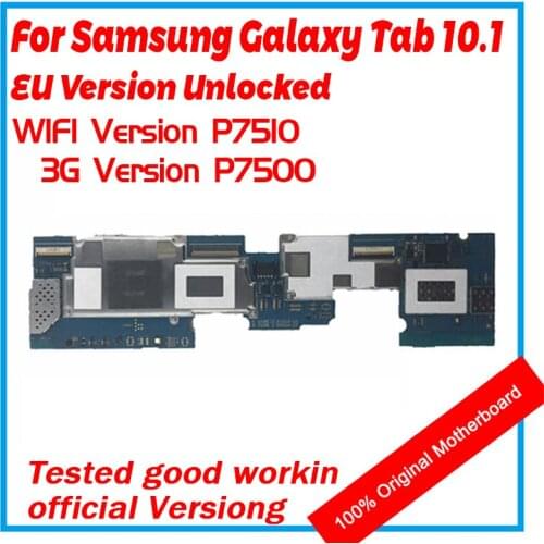 Full Working Original Unlocked For Samsung Galaxy Tab 10.1 P7510 P7500 16GB WIFI Motherboard Logic Mother Circuit Board