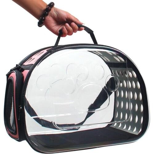 Transparent Cat Backpack Fashion Pet Cat Bag Carrier For Cats Space Capsule Foldable Breathable Pet Travel Bag Outdoor Backpack