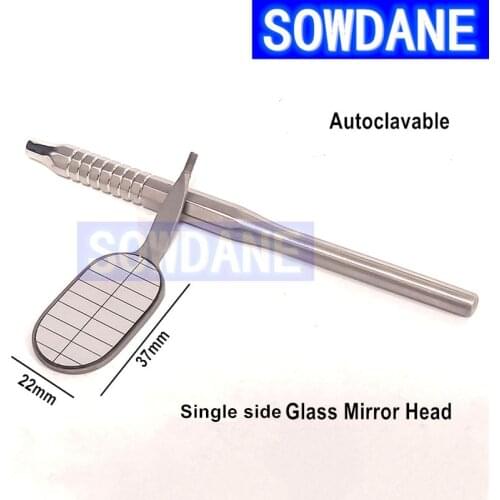Dental Teeth Whitening Mouth Mirror Oral Examination Tool Teeth Cleaning Tool Oral Care Hygiene Stainless Steel Glass Mirror