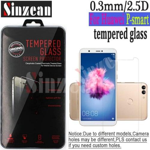 Sinzean 100PCS For Huawei P Smart Z tempered glass For P-smart Plus/2019 screen protector 2.5D 9H 0.3mm with retail package