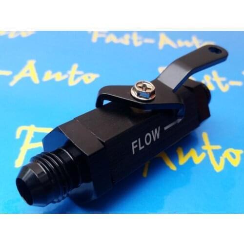 3/4-16unf thread -8AN AN8 AN 8 Black Anodised Billet one way shut off Check Valve for 3l fuel surge tank system supply pump