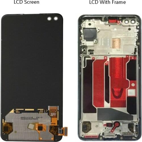 Amoled 6.44" For OnePlus 8 NORD 5G AC2001 AC2003 LCD Display Screen Touch Panel Digitizer With Frame Assembly