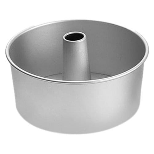 Big deal 6 Inch Aluminum Alloy Round Chiffon Cake Pan Removable Bottom Hollow Chimney Cake Mold DIY Baking Cake Tools