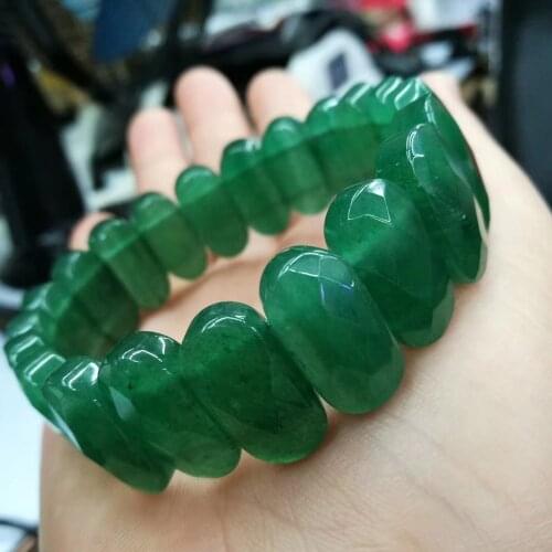 Green aventurine jades stone beads bracelet natural GEM stone bracelet for woman for gift wholesale