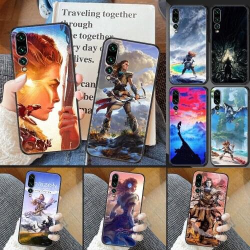 Game Horizon Zero Dawn Phone case For Huawei P Mate P10 P20 P30 P40 10 20 Smart Z Pro Lite 2019 black art Etui 3D shell luxury
