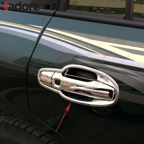 For Toyota Land Cruiser J200 LC200 FJ200 2008-2011 New ABS Chrome Door Handle Bowl cup Cover door bowls trim 8pcs