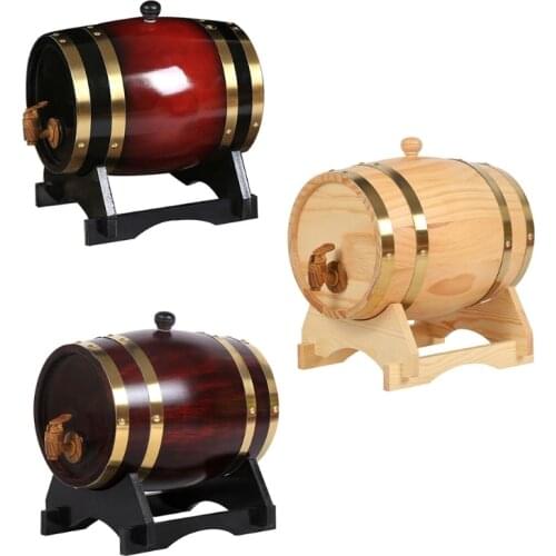 Y5JC Personalized Premium Handcrafted American Oak Aging Barrel Great for Whiskey Beer Wine Bourbon Tequila and Rum for Homes