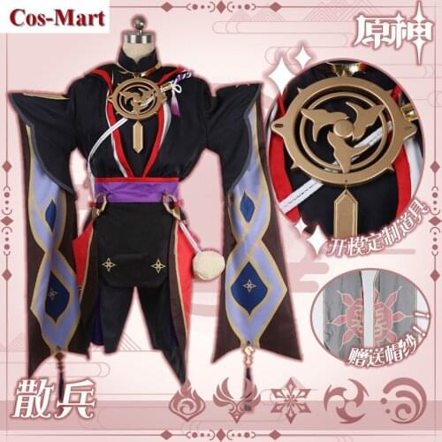 Genshin Impact Scaramouche Cosplay Costume Handsome Fashion Battle Uniform Kimono Activity Party Role Play Clothing Custom-Make