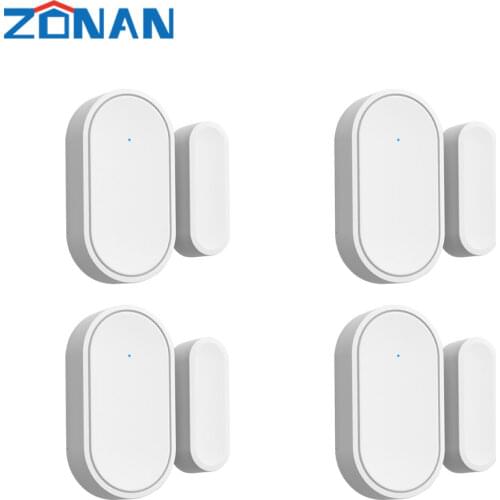 Mini 433MHz Wireless Window Door Sensor Remote Apps Control,Wifi Door Lock Home Burglar Security Alarm System for Android Ios