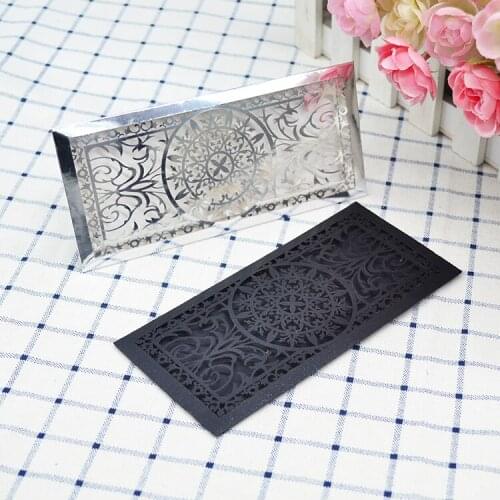 Muslim ramadan decorations laser cut islamic pattern paper money envelope