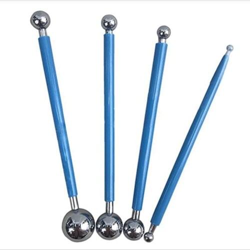 10 Pcs Dotting DIY Tools Kit Stainless Steel Ball Styluses for Mandala Rock Painting AUG889
