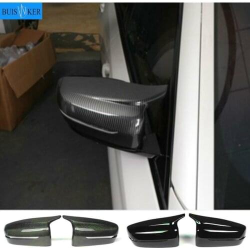 New Carbon Fiber Rearview Mirrors Cover Cap Fit for BMW 5 Series G30 G38 7 Series G11 G12 2017-2020