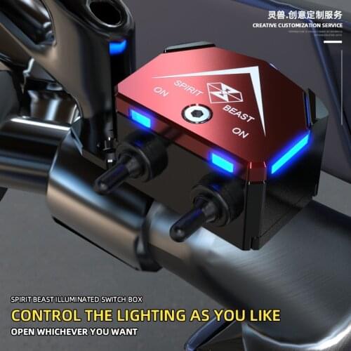 Applicable benelli Motorcycle modified Universal accessories dangerous light switch button scooter lighting switch assembly